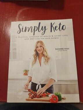 Simply Keto Cookbook - White Cover